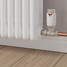 M-TRV-072-ST-W-LS00 - Ramone Modern TRV White Towel Radiator Valves With Sleeves M-TRV-072-ST-W-LS00 - Ramone Modern TRV White Towel Radiator Valves With Sleeves